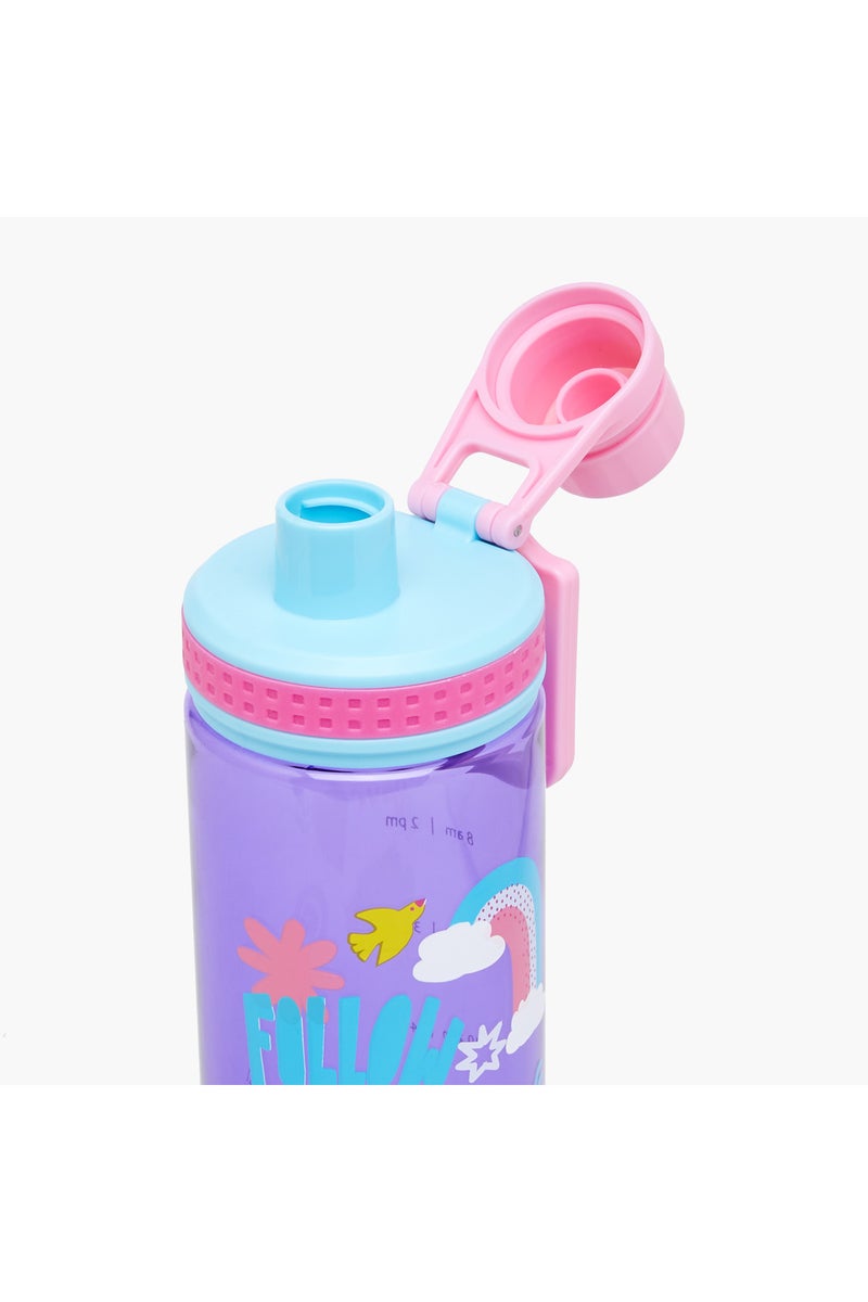 ICON Graphic Print Water Bottle - 700 ml - Image 4